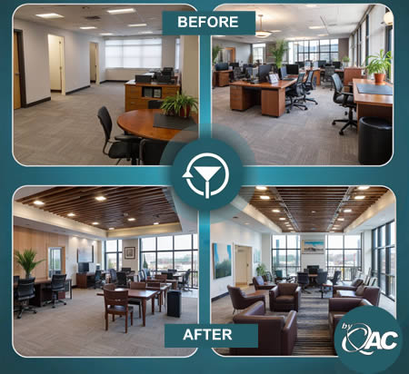 Before after commercial remodeling